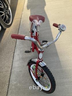 Vintage Schwinn Red Pixie Bicycle Original 46 x 29