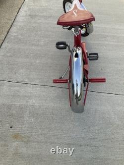Vintage Schwinn Red Pixie Bicycle Original 46 x 29