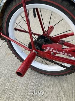 Vintage Schwinn Red Pixie Bicycle Original 46 x 29
