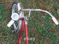 Vintage Schwinn Red Pixie Kids Bike Bicycle Original needs tires