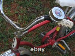 Vintage Schwinn Red Pixie Kids Bike Bicycle Original needs tires