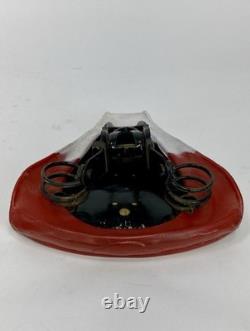 Vintage Schwinn Red S Mesinger USA Bicycle Seat Spring Saddle 8 Kids 1970s