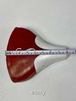 Vintage Schwinn Red S Mesinger USA Bicycle Seat Spring Saddle 8 Kids 1970s