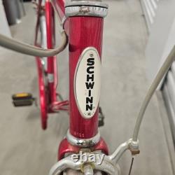 Vintage Schwinn Red Speedster Bike