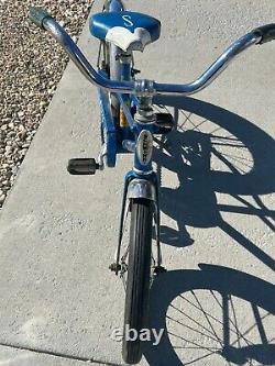 Vintage Schwinn Royal Blue Pixie Bicycle Original 46 x 29