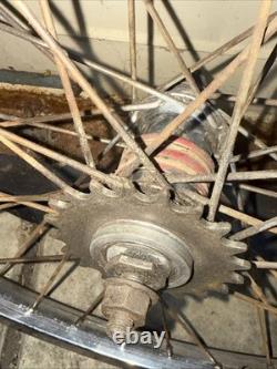 Vintage Schwinn S-2 26 105g Spokes Chrome Wheel Set Wasp Phantom Dx Hornet