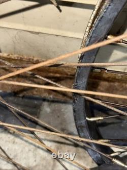 Vintage Schwinn S-2 26 105g Spokes Chrome Wheel Set Wasp Phantom Dx Hornet