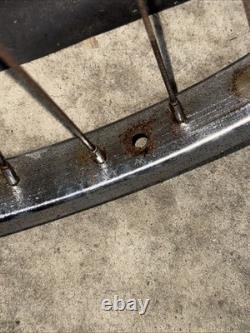 Vintage Schwinn S-2 26 105g Spokes Chrome Wheel Set Wasp Phantom Dx Hornet