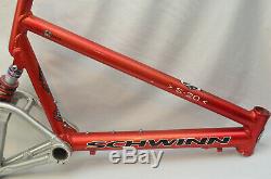 Vintage Schwinn S-20 Sweetspot 26 MTB Large Frame 19.5 Full Suspension Bike