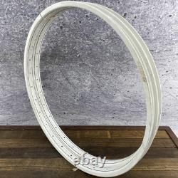 Vintage Schwinn S7 24 1 3/4 Tubular Bicycle Rims White 24 NOS MIddleweight Hoop