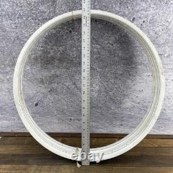 Vintage Schwinn S7 24 1 3/4 Tubular Bicycle Rims White 24 NOS MIddleweight Hoop