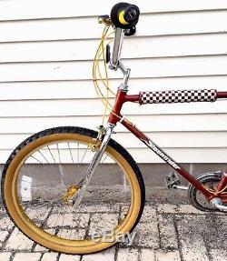 Vintage Schwinn Sidewinder Mountain Bike Mens 26 Gold Ukai 1982 Sierra Rare MTB