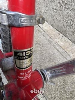 Vintage Schwinn Sierra 1980s 26 Araya Rims Sealed Hubs Red 4130 Chromoly Rare