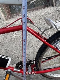 Vintage Schwinn Sierra 1980s 26 Araya Rims Sealed Hubs Red 4130 Chromoly Rare