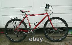 Vintage Schwinn Sierra Bicycle Classic 80s MTB 17.5 CroMo Frame Red
