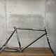 Vintage Schwinn Sierra Frame Set 20.5 In Black Chrome 4130 Crmo Ding Mtb 26