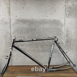 Vintage Schwinn Sierra Frame Set 20.5 in Black Chrome 4130 CRMO Ding MTB 26