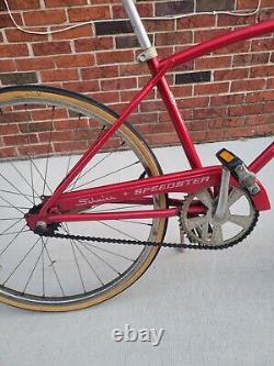 Vintage Schwinn Speedster Bicycle Red, Late 70s