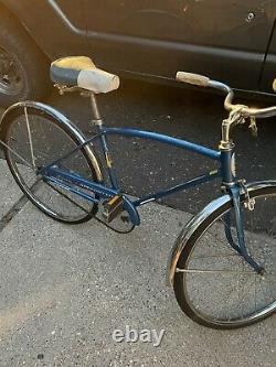 Vintage Schwinn Speedster Humpback Frame Bicycle Bike Blue Classic