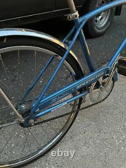 Vintage Schwinn Speedster Humpback Frame Bicycle Bike Blue Classic