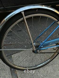 Vintage Schwinn Speedster Humpback Frame Bicycle Bike Blue Classic