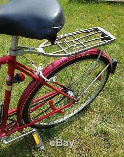 Vintage Schwinn Speedster Red Men's Bicycle 26 3 Speed Bike 1970'S
