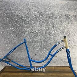 Vintage Schwinn Spitfire Frame Step Through Girls 1955 50s Balloon Tire Bike