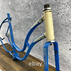 Vintage Schwinn Spitfire Frame Step Through Girls 1955 50s Balloon Tire Bike