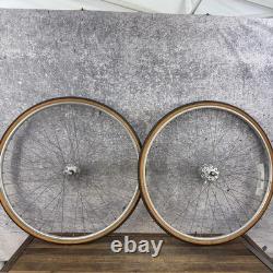 Vintage Schwinn Sports Tourer Wheels 27in Wheelset Weinmann 36H Rims 123mm 72