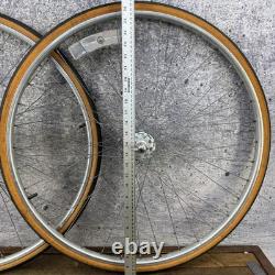 Vintage Schwinn Sports Tourer Wheels 27in Wheelset Weinmann 36H Rims 123mm 72