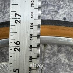 Vintage Schwinn Sports Tourer Wheels 27in Wheelset Weinmann 36H Rims 123mm 72