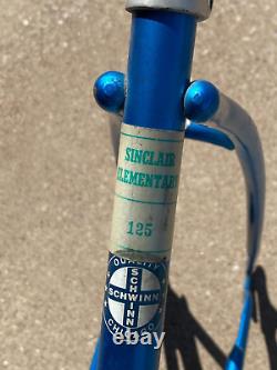 Vintage Schwinn Starlet 26 Bicycle Frame w Pedal Crank & Front Fork Orig Paint