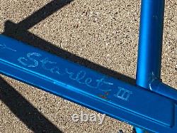 Vintage Schwinn Starlet 26 Bicycle Frame w Pedal Crank & Front Fork Orig Paint