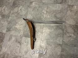 Vintage Schwinn Sting-Ray Banana Seat Rare Brown with Metal Tag Emblem- Chrome