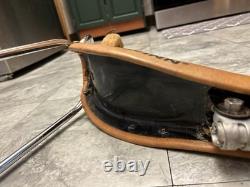 Vintage Schwinn Sting-Ray Banana Seat Rare Brown with Metal Tag Emblem- Chrome