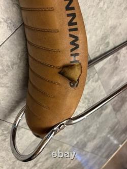 Vintage Schwinn Sting-Ray Banana Seat Rare Brown with Metal Tag Emblem- Chrome