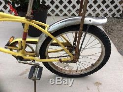 Vintage Schwinn Sting-Ray Bicycle Complete From 1970's