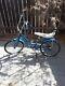 Vintage Schwinn Sting Ray Fair Lady Bicycle Girl Bike 1980 Blue Flower Seat Used