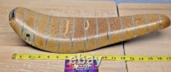 Vintage Schwinn Sting-Ray Gold Glitter Banana Seat Made USA Original 1970s