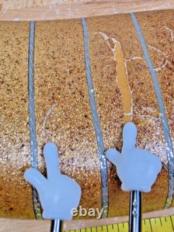 Vintage Schwinn Sting-Ray Gold Glitter Banana Seat Made USA Original 1970s