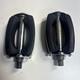 Vintage Schwinn Sting-ray Krate Bicycle Pedals Rubber Block Chrome Pair
