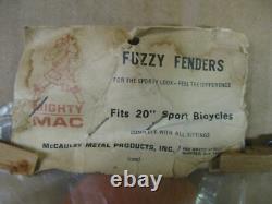 Vintage Schwinn Sting Ray MIGHTY MAC FUZZY FENDERS ORANGE