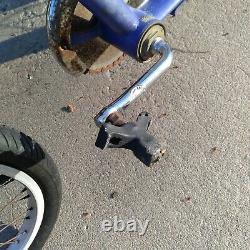 Vintage Schwinn Sting Ray bicycle decals banana seat blue parts