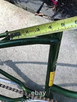 Vintage Schwinn Stingray 1971 Frame Green Slik Chik 20