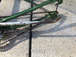 Vintage Schwinn Stingray 1971 Frame Green Slik Chik 20