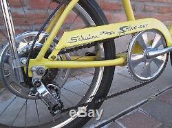 Vintage Schwinn Stingray 5 Speed, Chicago Muscle Bike, Banana Seat, Yellow