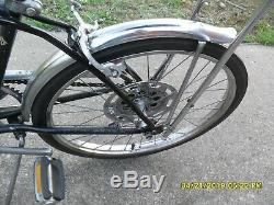 Vintage Schwinn Stingray Bicycle 1967 Fastback Black