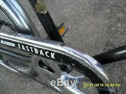 Vintage Schwinn Stingray Bicycle 1967 Fastback Black