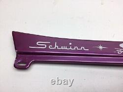 Vintage Schwinn Stingray Bicycle Chainguard Purple Violet 20 Bike