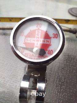 Vintage Schwinn Stingray Bicycle Speedometer 20 Drive CABLE SPINS SPEEDO DOES'T